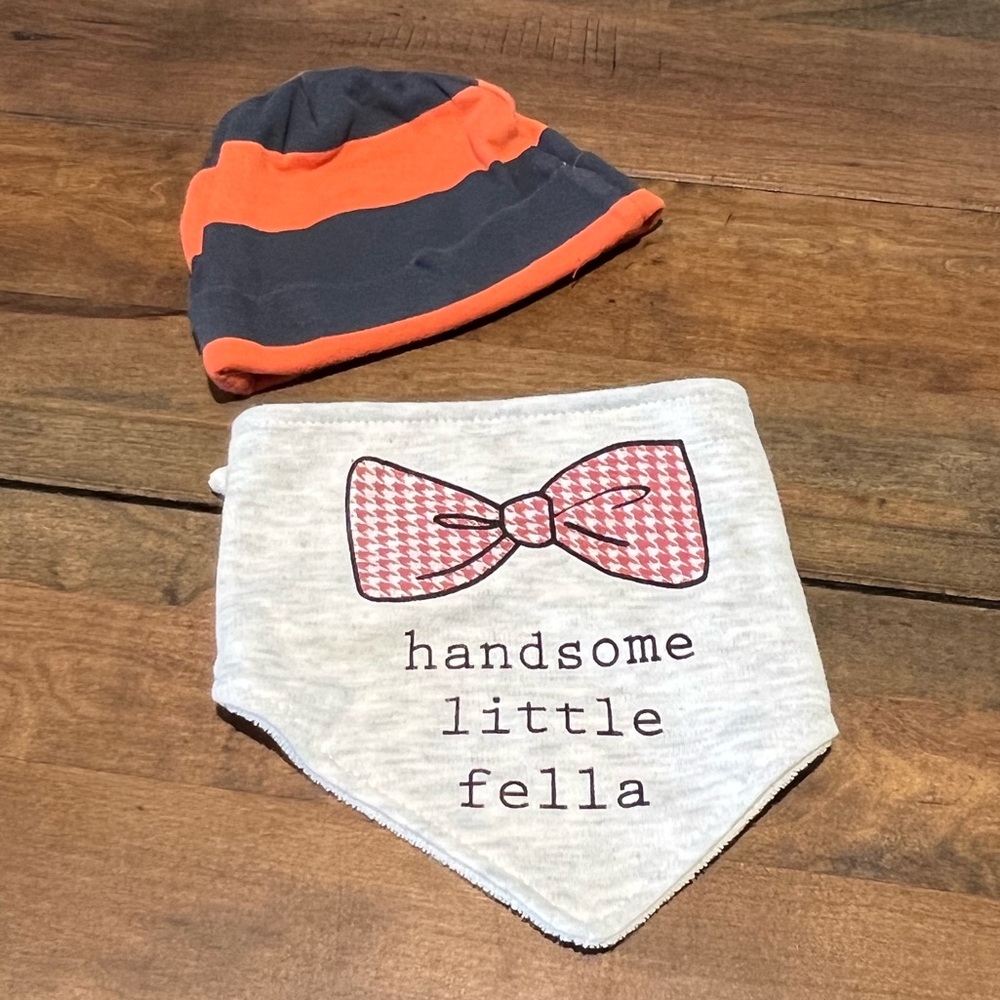 Baby Bib & Beenie